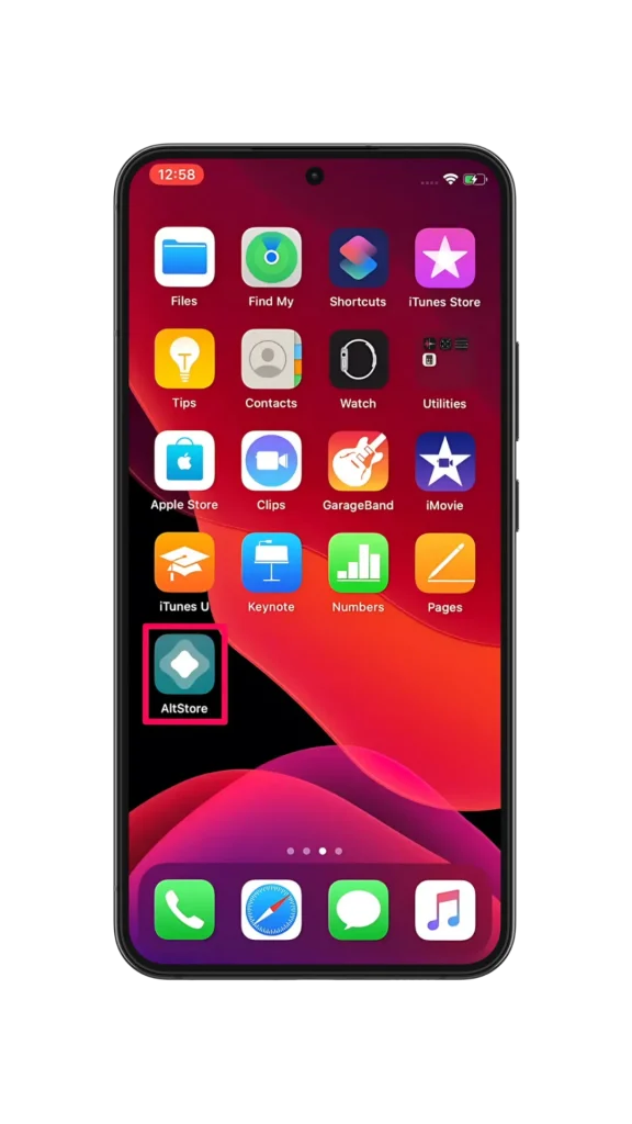 install Alt store for IOS