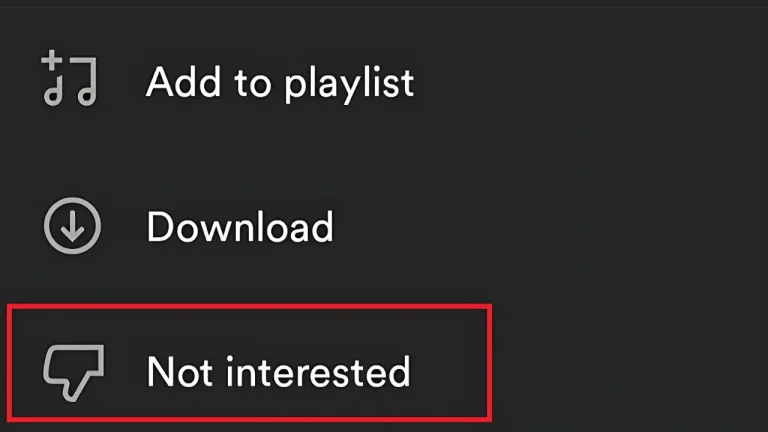 Not Interested 