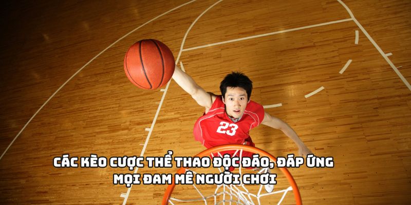 Các kèo cược thể thao độc đáo, đáp ứng mọi đam mê người chơi