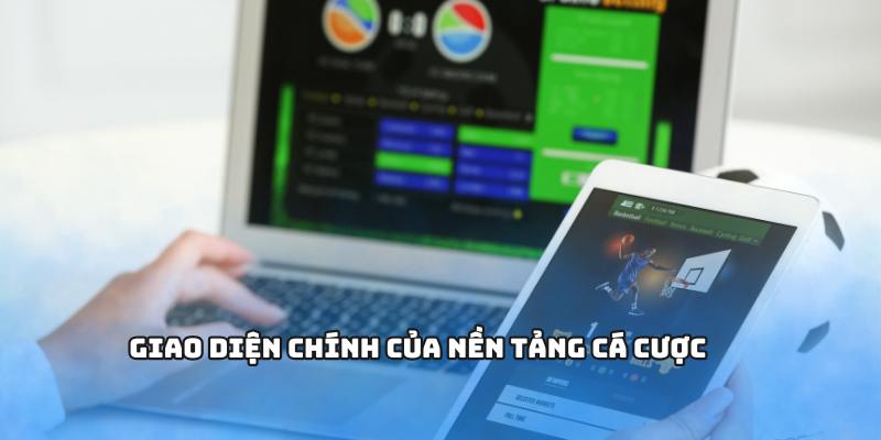 Giao diện chính của nền tảng cá cược